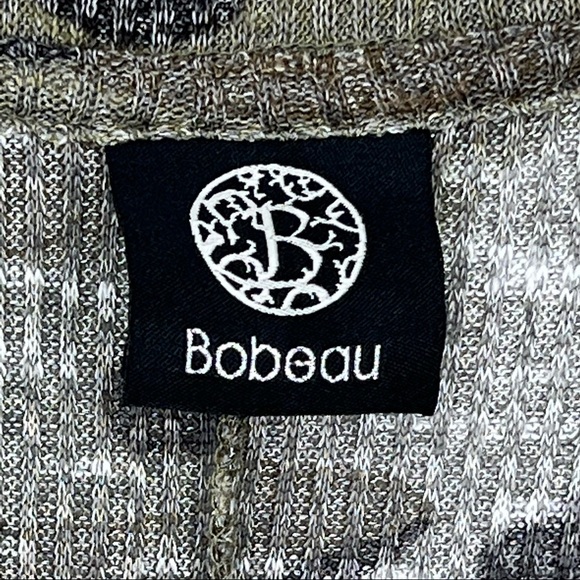 BOBEAU Camo Print Thermal Knit Button Cardigan S - Picture 6 of 9